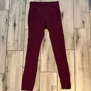 lululemon athletica Deep Red Leggings